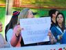 Servidores Públicos Municipais fazem protesto em frente a prefeitura