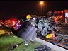 Colisão envolvendo micro-ônibus e caminhoneta deixa pelo menos 3 mortos na BR-282