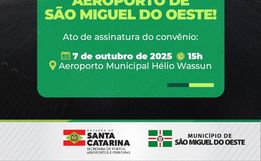Convênio para obras no aeroporto de SMO será assinado nesta terça 