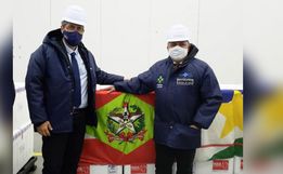 VÍDEO: SC recebe 126 mil doses da vacina contra Covid-19 nesta segunda-feira