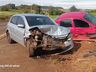 Colisão entre dois carros deixa feridos na PR-180, entre Campo Erê e Marmeleiro