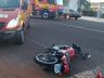 Colisão entre camionete e moto deixa um ferido em São José do Cedro