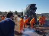 VÍDEO: inicia a concretagem da BR 163 em São José do Cedro