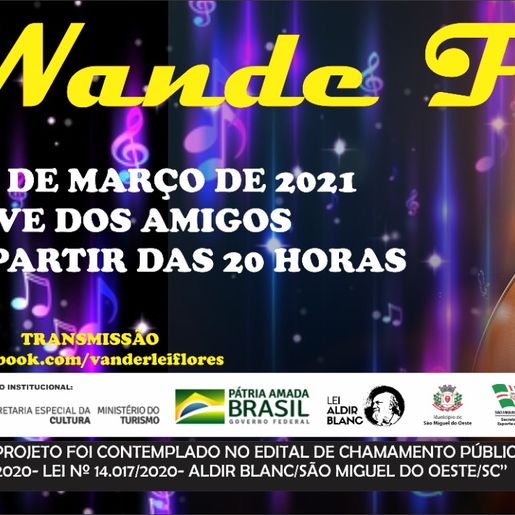 Cultura encerra lives contempladas pela Lei Aldir Blanc até o final do mês de março