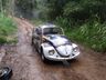 Fusca é consumido por fogo em Itapiranga 