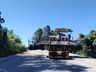 Transporte da pavimentadora interdita BR-163 neste final de semana