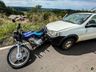 SMO: colisão traseira deixa motociclista ferido na BR-282 