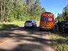 VÍDEO: Casal fica ferido em queda de motocicleta na SC-492 em SMOeste 