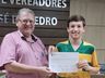 Vice-campeões dos Joguinhos Abertos recebem moção na Câmara de Cedro