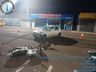 Acidente entre carro e moto deixa dois feridos em Itapiranga