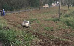 Acidente é registrado na SC 163 em Itapiranga 