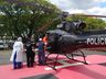Homem sofre ferimentos graves ao cair de telhado em Cunha Porã