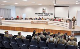 Câmara presta homenagem à Polícia Militar pelos 33 anos do 11º BPM