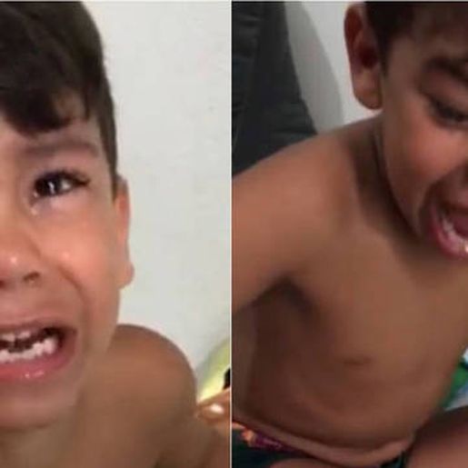 VÍDEO: Menino pede para jogar o pé no lixo após entrar uma farpa e viraliza