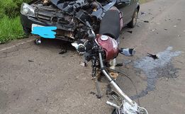 Motociclista morre após colisão frontal contra veículo na PR-180 