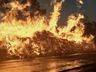 Incêndio deixa rodovia SC163 interrompida em São João do Oeste