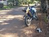 Motociclista fica ferido em acidente na SC 163