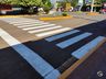 Urbanismo realiza pintura de nova sinalização de trânsito no centro