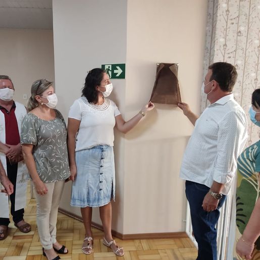 Prefeitura de São José do Cedro reinaugura creche Nossa Senhora Aparecida 