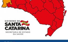 Extremo Oeste é a única região em Laranja no mapa da Covid-19 em SC