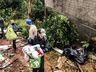 Confira algumas imagens após passagem de tornado em Descanso