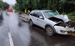 Motociclista morre em colisão frontal na SC-157, em Cordilheira Alta