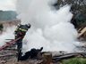 Galpão é destruído por incêndio no interior de Descanso 