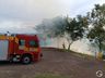 Incêndio em vegetação mobiliza bombeiros de Itapiranga