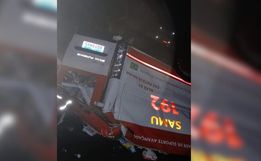 Médico, enfermeira e paciente morrem após ambulância bater em caminhão na BR-476
