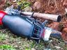 Motociclista fica ferido após queda na BR-158, em Cunha Porã