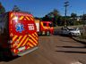 Colisão entre carro e carreta deixa mulher ferida na Avenida Willy Barth