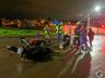 Colisão entre motos deixa duas pessoas feridas em São Miguel do Oeste; vídeo