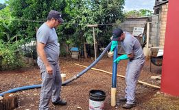 Com 1.300 imóveis vistoriados, 65% já podem receber a coleta de lodo em Descanso