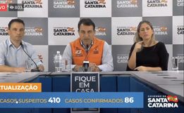VÍDEO: Governo de SC confirma prorrogação de decreto para mais 7 dias