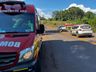 Colisão de carro e camionete deixa dois feridos entre Belmonte e Santa Helena
