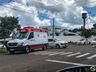 Acidente deixa mulher ferida no centro de São Miguel do Oeste