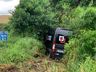 Colisão frontal deixa uma pessoa ferida na SC 163; VÍDEO