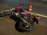 Colisão entre carro e moto deixa homem ferido na Willy Barth, em SMOeste