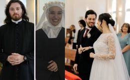 Freira e seminarista trocam vida religiosa, se casam em SC e história viraliza