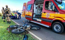 VÍDEO: colisão entre motos deixa jovem ferido na Willy Barth