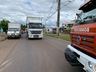 Motociclista fica ferido em acidente na Willy Barth 