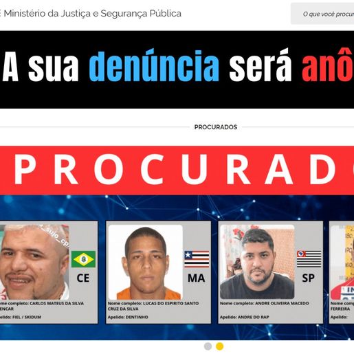 Ministério da Justiça lança programa para auxiliar na busca por criminosos de alta periculosidade