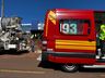 Trabalhador é socorrido pelos Bombeiros após cair de laje em SMOeste