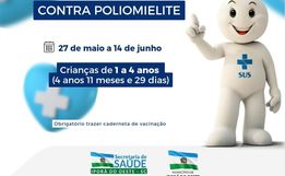 Iporã do Oeste inicia campanha de vacinação contra a Poliomielite