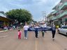 Linha do tempo sobre agricultura e indústria foi trabalhado no desfile cívico