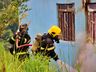 Incêndio destrói residência no interior de São Miguel do Oeste