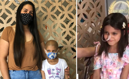 Mãe corta o cabelo e doa para fazer peruca para a filha com leucemia