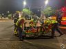 Colisão entre dois carros deixa uma pessoa ferida, em SMOeste