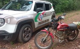Motocicleta furtada é recuperada em São Miguel do Oeste