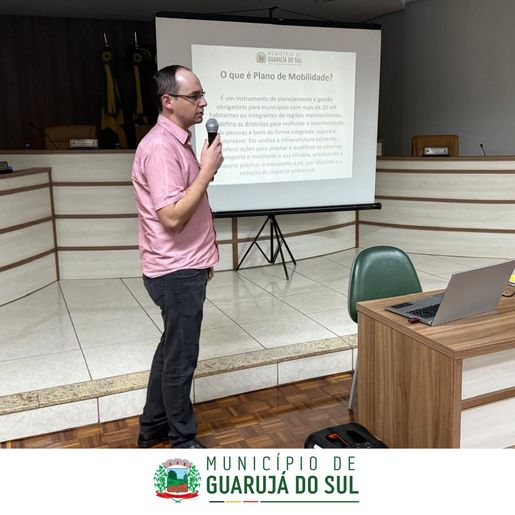 Guarujá do Sul realiza audiência pública para elaboração do plano municipal de mobilidade urbana